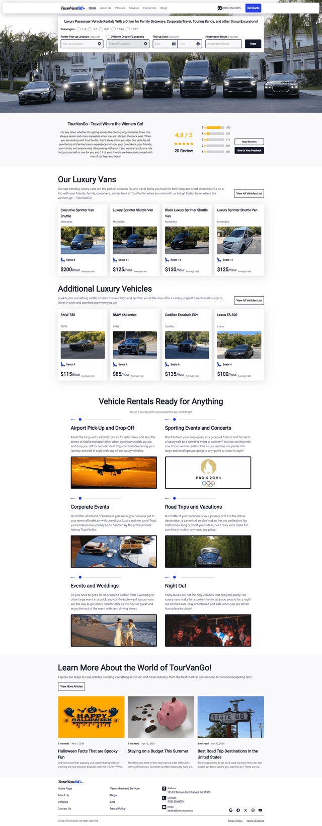 TourVanGo project image